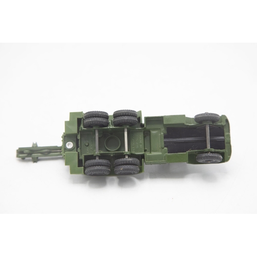 3043 - Dinky Toys 665 Honest john Missile Launcher, original missile, less common black plastic wheel versi... 