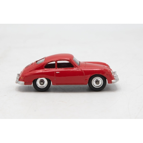 3044 - Dinky Toys 182 Porsche 356a coupe, red body with later edition spun hubs, crisp and clean in a late ... 