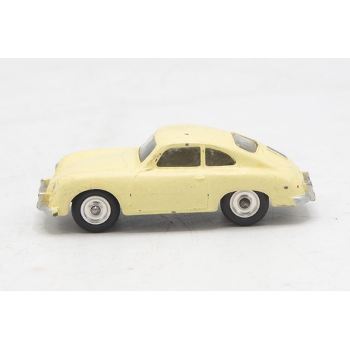 3045 - Dinky Toys 182 Porsche 356A Coupe, cream colour, spun wheel hubs version, excellent and boxed