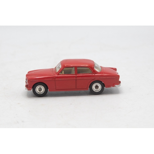 3046 - Dinky Toys 184 Volvo 122S, Red, spun hubs, near mint and boxed