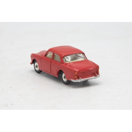 3046 - Dinky Toys 184 Volvo 122S, Red, spun hubs, near mint and boxed