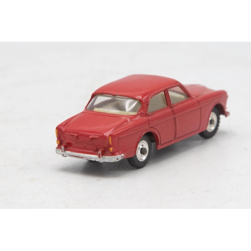 3046 - Dinky Toys 184 Volvo 122S, Red, spun hubs, near mint and boxed