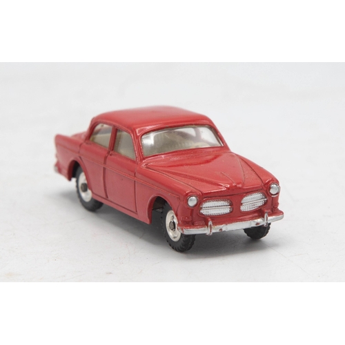 3046 - Dinky Toys 184 Volvo 122S, Red, spun hubs, near mint and boxed