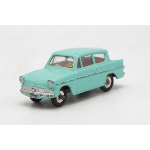 3047 - Dinky Toys 155 Ford Anglia, turquoise , very good and boxed