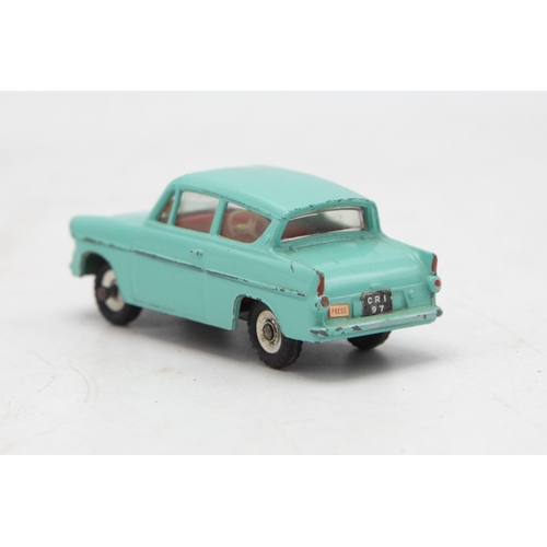 3047 - Dinky Toys 155 Ford Anglia, turquoise , very good and boxed