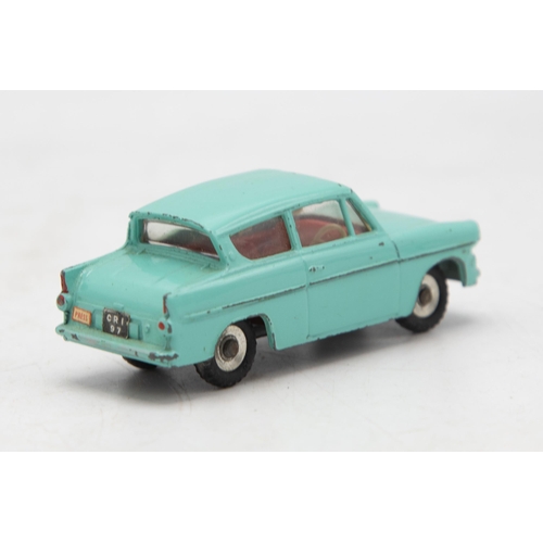 3047 - Dinky Toys 155 Ford Anglia, turquoise , very good and boxed