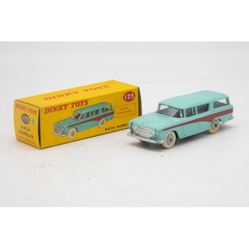 3048 - Dinky Toys 173 Nash Rambler, Turquoise colour, correct box colour spot, mint and boxed