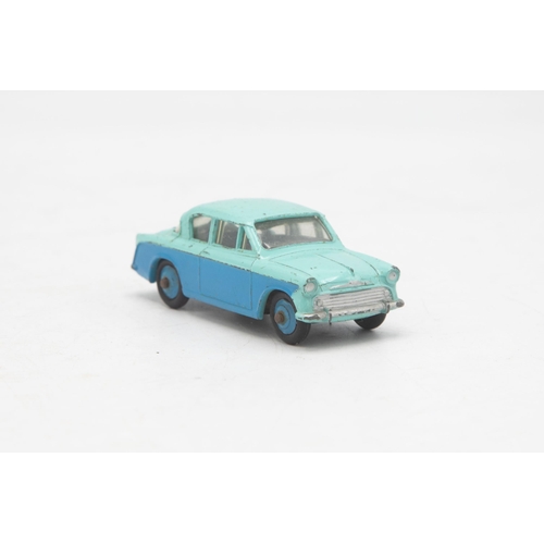 3053 - Dinky Toys 166 Sunbeam Rapier Saloon, correct box two-tone colour spot, some light playwear good and... 