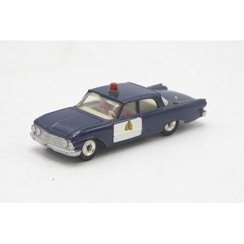 3055 - Dinky Toys 264 R.C.M.P Patrol Car, the 'mounties' Ford Fairlane, Royal Canadian Mounted Police, no a... 