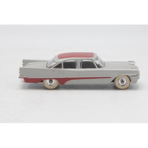 3056 - Dinky Toys 192 De Soto Fireflite Sedan, spun wheel hubs, correct grey colour spot, mint and boxed