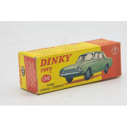 3058 - Dinky Toys 130 Ford Consul Corsair, blue, late type box, mint and boxed