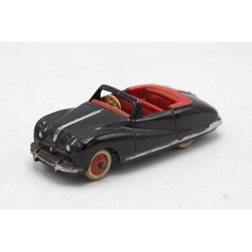 3065 - Dinky Toys 106 Austin Atlantic Convertible, black body with red interior, scarce black version of th... 