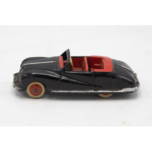 3065 - Dinky Toys 106 Austin Atlantic Convertible, black body with red interior, scarce black version of th... 