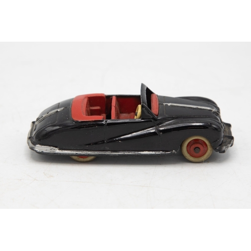 3065 - Dinky Toys 106 Austin Atlantic Convertible, black body with red interior, scarce black version of th... 