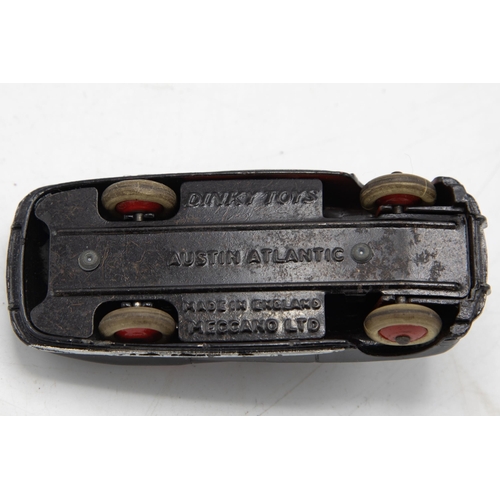 3065 - Dinky Toys 106 Austin Atlantic Convertible, black body with red interior, scarce black version of th... 