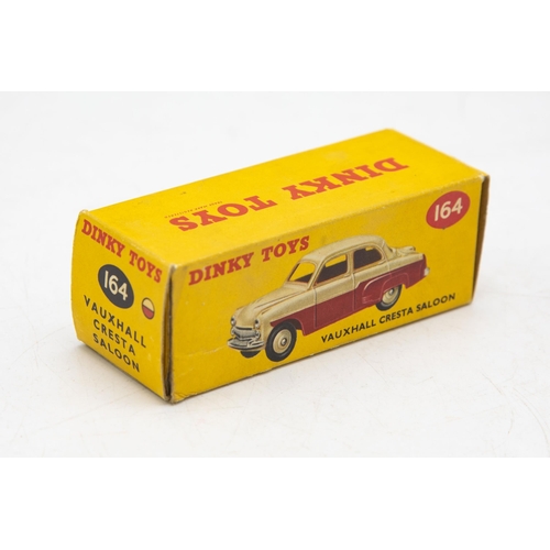 3069 - Dinky Toys 164 Vauxhall Cresta Saloon, crisp box, correct colour spot, near mint and boxed