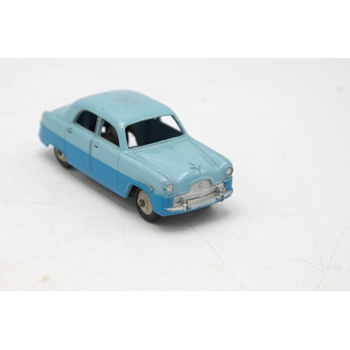 3070 - Dinky Toys  162, Ford Zephyr Saloon, light and dark blue two-tone, crisp box with correct colour spo... 