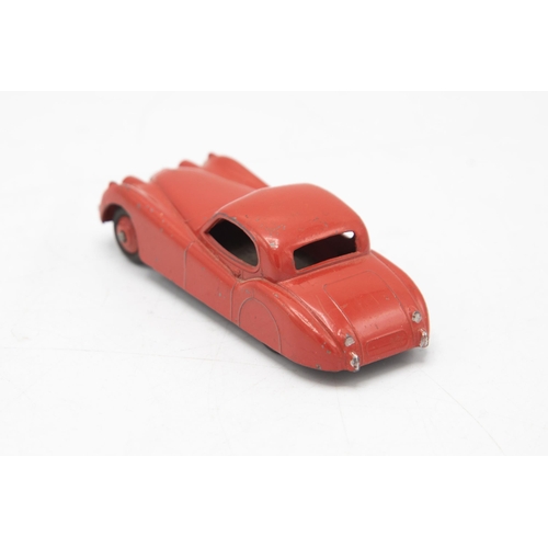 3071 - Dinky Toys  157 Jaguar XK120 Coupe, red with red hubs, correct colour spot, slight playwear, excelle... 