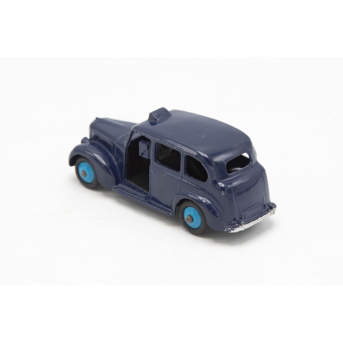 3072 - Dinky Toys 254 Austin Taxi, blue, correct colour spot on box, five very minor chips, excellent and b... 