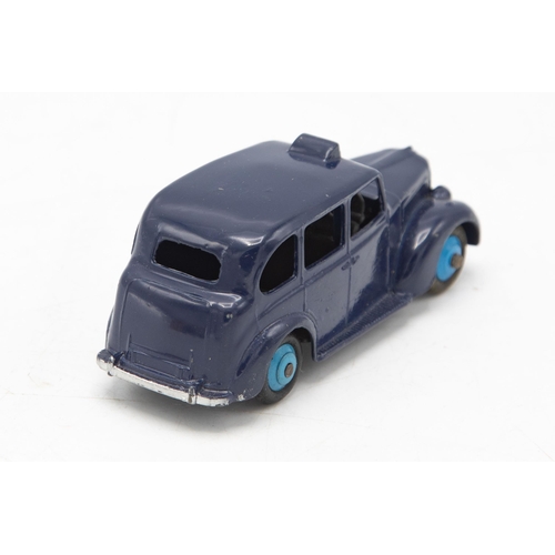 3072 - Dinky Toys 254 Austin Taxi, blue, correct colour spot on box, five very minor chips, excellent and b... 