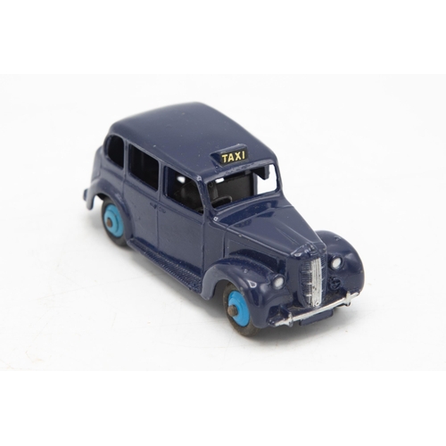 3072 - Dinky Toys 254 Austin Taxi, blue, correct colour spot on box, five very minor chips, excellent and b... 