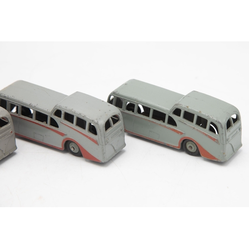 3075 - Dinky Toys 29 F TRADE BOX 6 Observation Coach within, displays well, two models in cream and four in... 