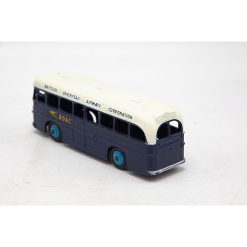 3081 - Dinky Toys  283 B.O.A.C Coach, with British  Overseas Airways Corporation roof-line 'transfer' very ... 