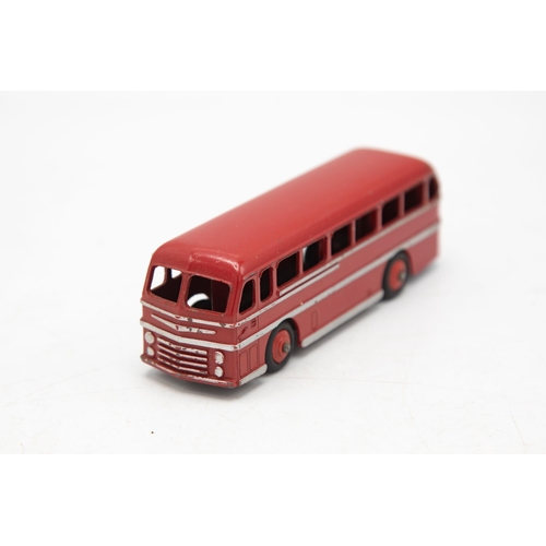 3082 - Dinky Toys 282, Duple Roadmaster Coach, model is virtually mint with slight rubbing of silver 'chrom... 