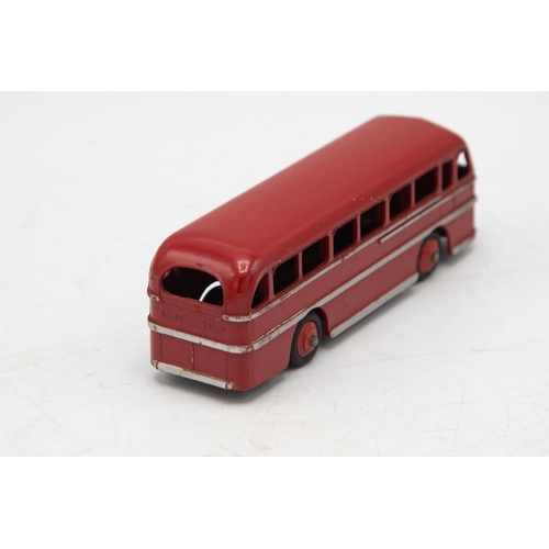 3082 - Dinky Toys 282, Duple Roadmaster Coach, model is virtually mint with slight rubbing of silver 'chrom... 