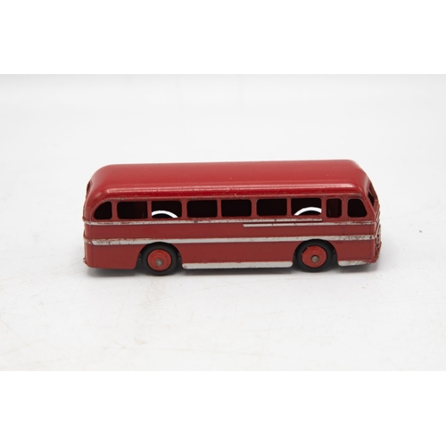 3082 - Dinky Toys 282, Duple Roadmaster Coach, model is virtually mint with slight rubbing of silver 'chrom... 