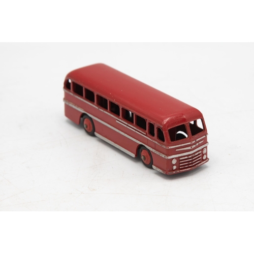 3082 - Dinky Toys 282, Duple Roadmaster Coach, model is virtually mint with slight rubbing of silver 'chrom... 