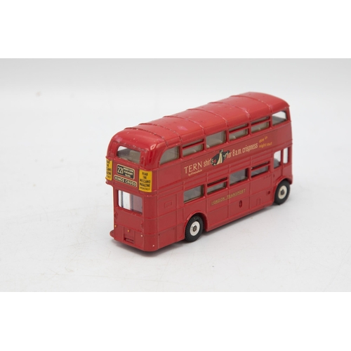 3084 - Dinky Toys 289 Routemaster Bus 221 to Kings Cross, scarce-ish model with fabulous period 1960s Londo... 