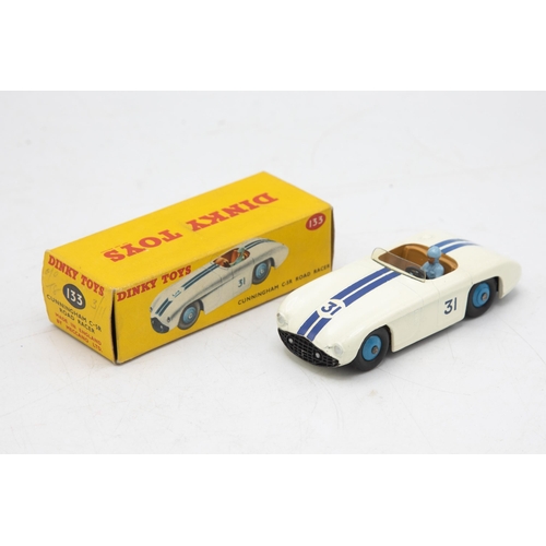 3089 - Dinky Toys 133 Cunningham C-5r Road Racer, like new, old shop stock, exceptional, mint and boxed