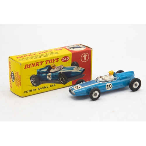 3092 - Dinky Toys 240 Cooper Racing Car, near mint and boxed