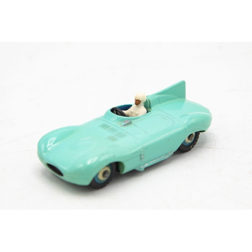 3096 - Dinky Toys 238 Jaguar Type D Racing Car, crisp box, minor detailing on mirror, hubs and exhaust, nea... 