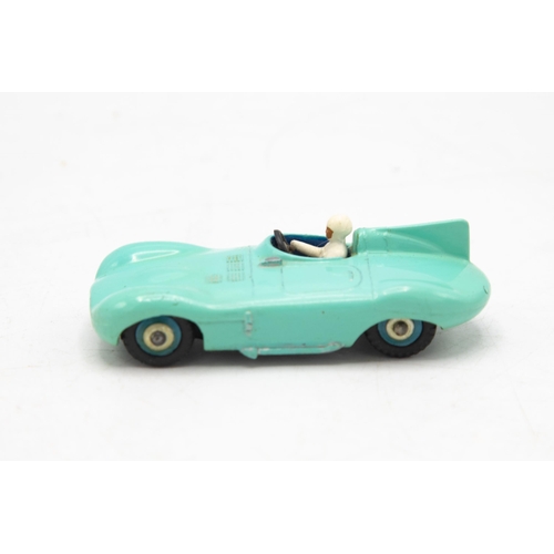 3096 - Dinky Toys 238 Jaguar Type D Racing Car, crisp box, minor detailing on mirror, hubs and exhaust, nea... 