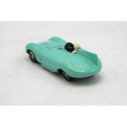 3096 - Dinky Toys 238 Jaguar Type D Racing Car, crisp box, minor detailing on mirror, hubs and exhaust, nea... 