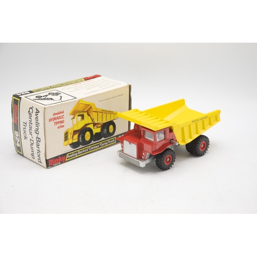 3105 - Dinky Toys 924 Aveling-Barford 'Centaur' Dump Truck. With simulated HYDRAULIC TIPPING action. Plus a... 