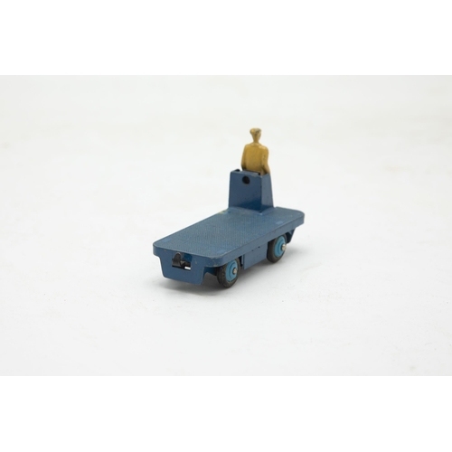 3107 - Dinky Toys 400 B.E.V Electric Truck, crisp box, dark blue version, excellent and boxed