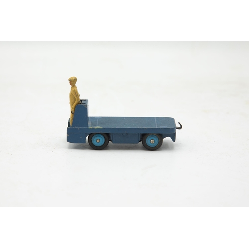 3107 - Dinky Toys 400 B.E.V Electric Truck, crisp box, dark blue version, excellent and boxed