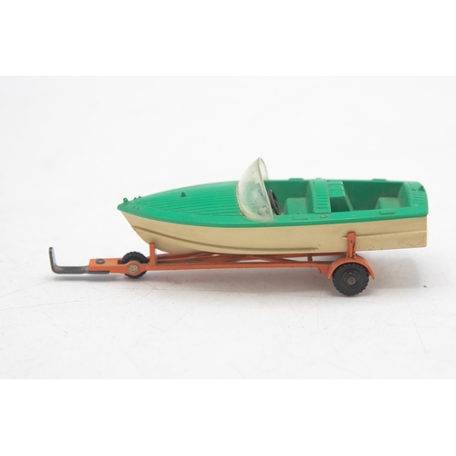 3111 - Dinky Toys 796 Healey Sports Boat On Trailer, box with repaired end flap, near Mint and Boxed