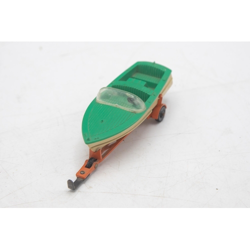 3111 - Dinky Toys 796 Healey Sports Boat On Trailer, box with repaired end flap, near Mint and Boxed