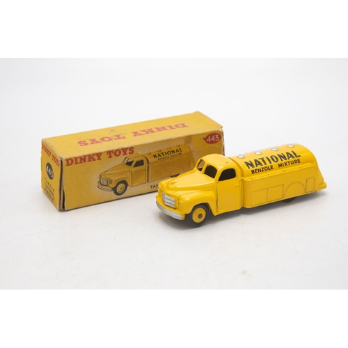 3112 - Dinky Toys 443 Studebaker Tanker 'National Benzole', transfer shows National Benzole Mixture. Excell... 