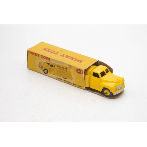 3112 - Dinky Toys 443 Studebaker Tanker 'National Benzole', transfer shows National Benzole Mixture. Excell... 