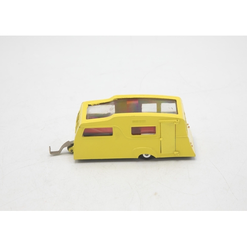 3115 - Dinky Toys 117 Four Berth Caravan with Transparent Roof, opening door, late type box, mint and boxed