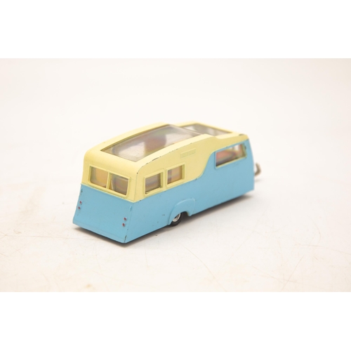 3117 - Dinky Toys 117 Four Berth Caravan, opening door, later panoramic sun-roof model, near mint and fair ... 