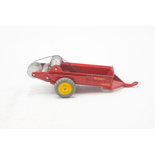 3119 - Dinky Toys 321 Massey-Harris Manure Spreader with cast metal wheels, Excellent condition with minor ... 