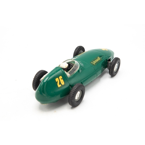 3123 - Tri-ang Minic Electric Vanwall, 1:20 scale racing car, complete original box and display plinth exce... 