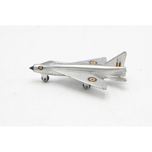 3127 - Dinky Toys 737 P.1B Lightning Fighter, nose antenna tip missing, box main end flap detached (sellota... 