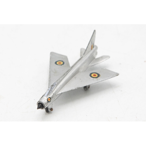 3127 - Dinky Toys 737 P.1B Lightning Fighter, nose antenna tip missing, box main end flap detached (sellota... 